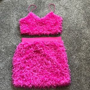 Pink Feathery Set